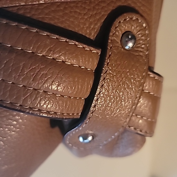 TIGNANELLO Pebbled Brown Leather Bag - Picture 4 of 5